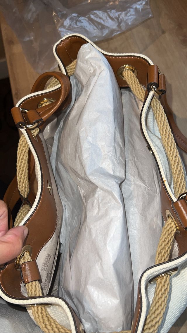 Bolso Michael Kors Beige y Marrón