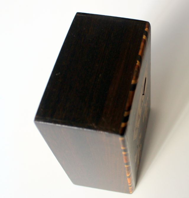 Caja de madera para naipes Madeira