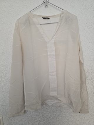 Camiseta Massimo Dutti Blanca