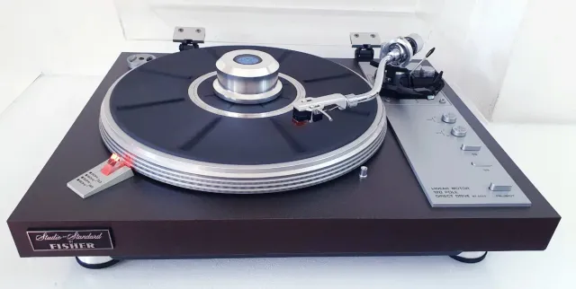Piatto giradischi vintage Fisher MT-6225
