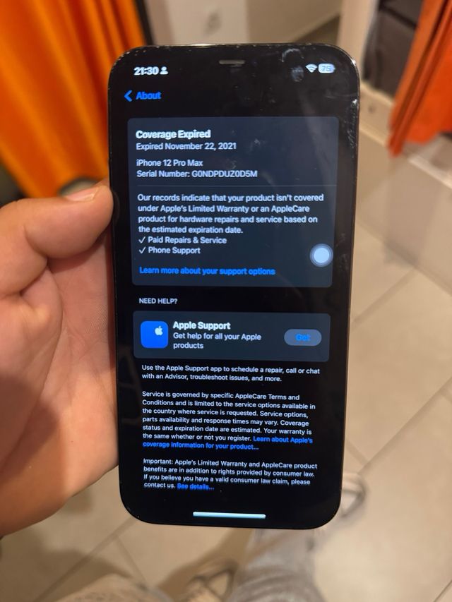 iPhone 12 Pro Azul/Gris Espacial