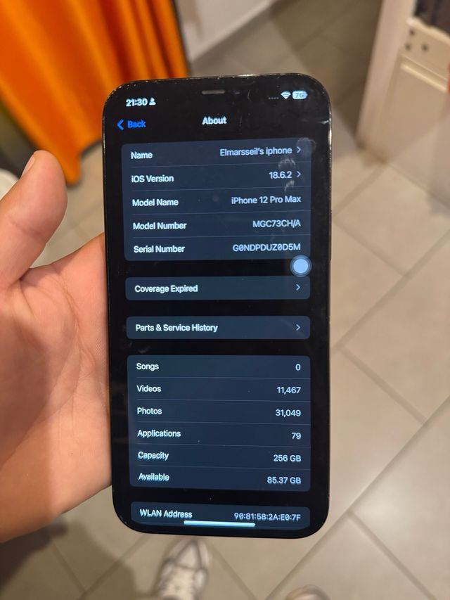 iPhone 12 Pro Azul/Gris Espacial