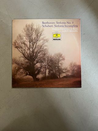 Vinilo Beethoven y Schubert - DG Privilege