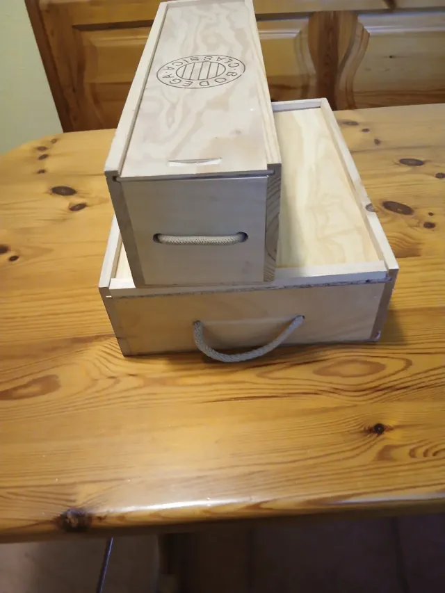 Cajas de madera para vino