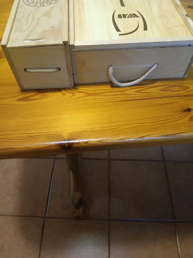 Cajas de madera para vino