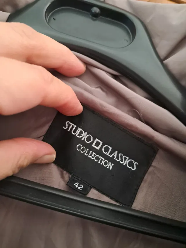 Chaqueta de frío beige mujer