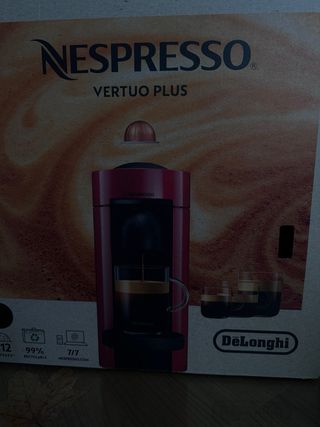 Nespresso Vertuo Plus negra+ Cápsulas(nueva)