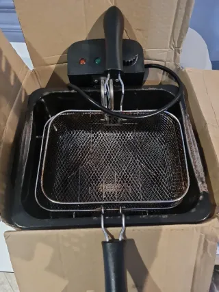 Freidora Eléctrica Acero Inoxidable