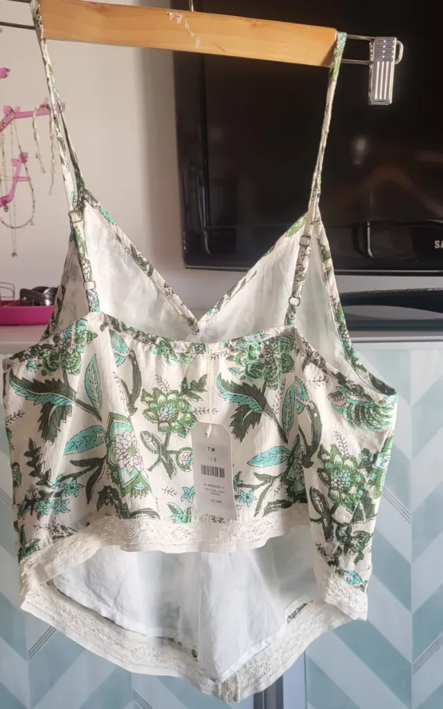 Top Nicoli estampado floral Talla M