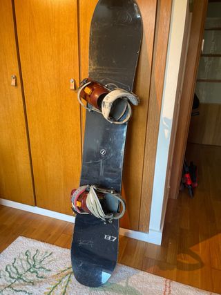 Tabla Snowboard Burton con Fijaciones y Funda