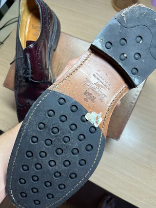 Zapatos Berwick Burdeos Talla 46