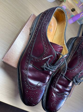 Zapatos Berwick Burdeos Talla 46