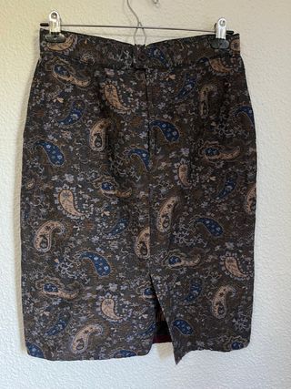 Falda vintage estampado paisley Nominal XXL España