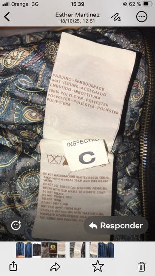 Chaqueta Belstaff Mujer Talla 46 Negra