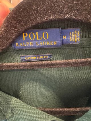 Polo Ralph Lauren Manga Larga Verde Talla M