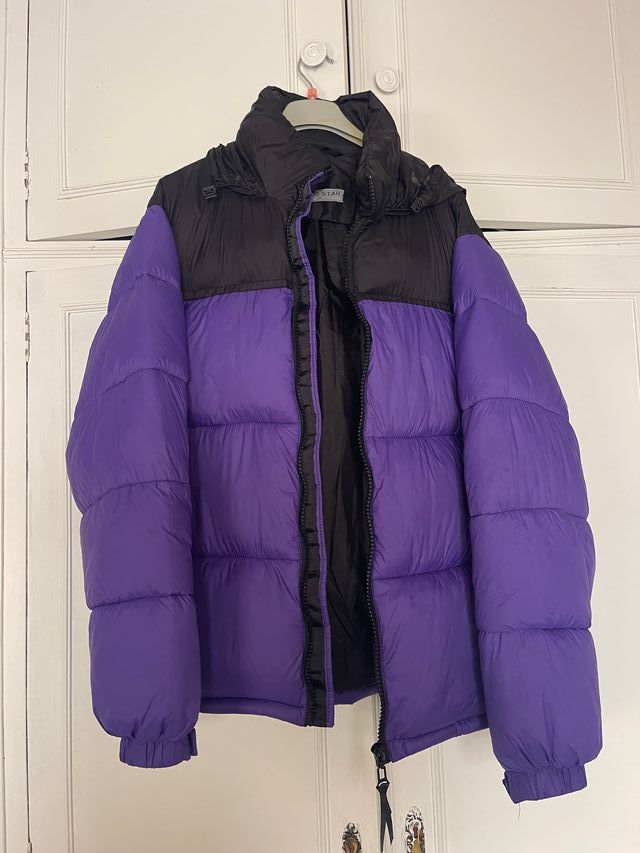 Giacca GOLD STAR viola e nera Taglia M