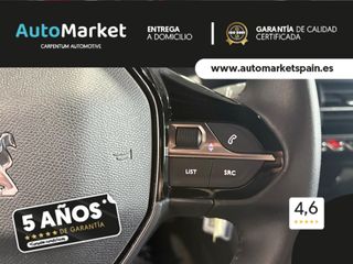 Peugeot 2008 ALLURE PACK PURETECH 130 S&S 6 VEL. MAN TAPICERÍA COZY NEGRO CON PESPUNTES EN AZUL