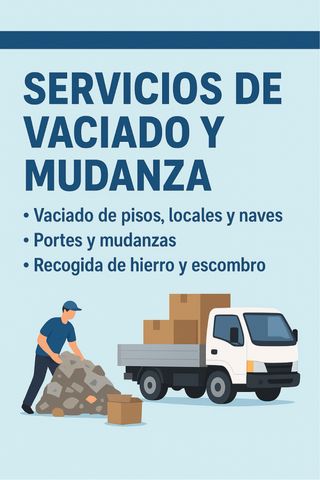 mudanzas/portes Madrid Sur