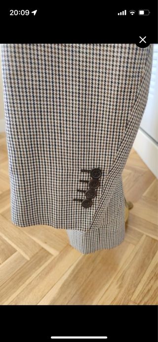 Americana Carolina Herrera Beige/Negro