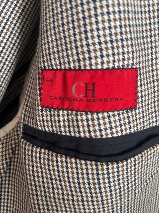Americana Carolina Herrera Beige/Negro