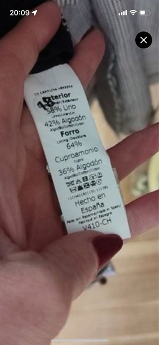 Americana Carolina Herrera Beige/Negro