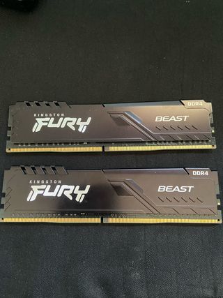 2x Kingston Fury Beast DDR4 8GB
