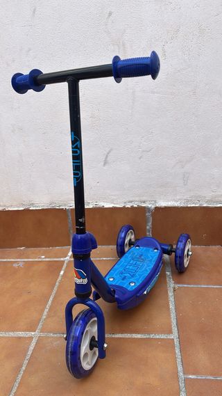 Patinete infantil 3 ruedas azul