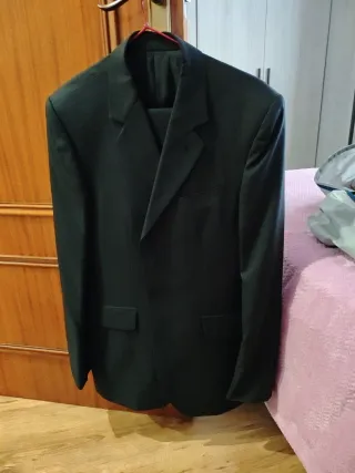Traje de caballero azul marino talla L