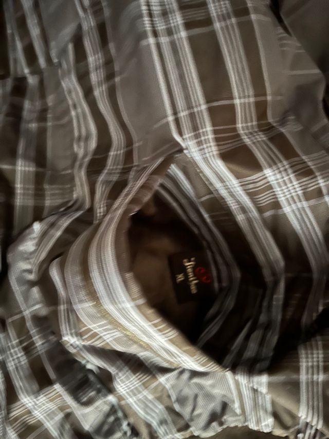 Cazadora reversible azul y gris