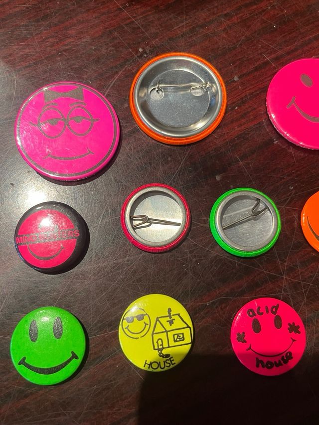 Chapas vintage Acid House Colección