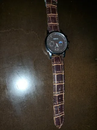 Reloj WOKAI Marrón y Plateado