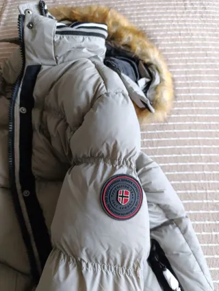 Piumino Geographical Norway Grigio Nuovo
