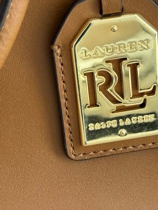 Bolso Ralph Lauren Marrón y Naranja