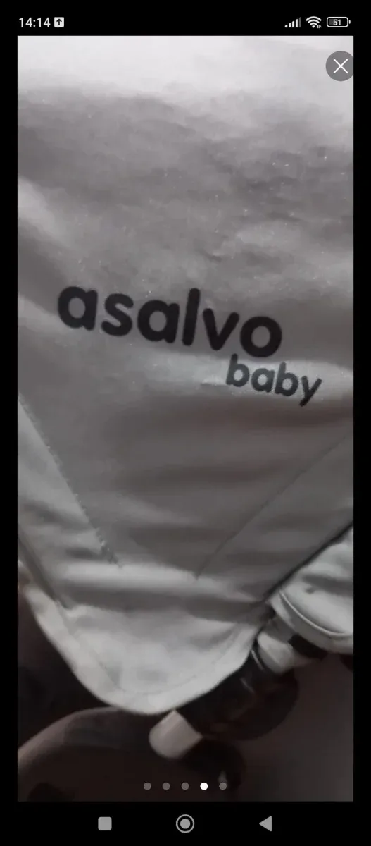 Silla de paseo bebé gris