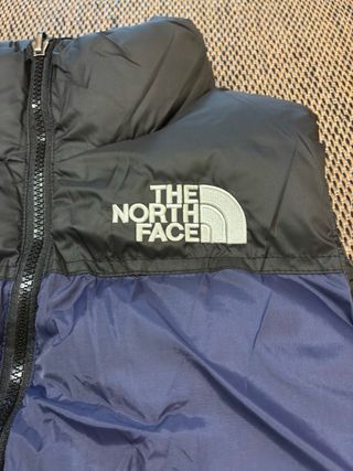 Chaleco The North Face Negro y Azul