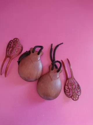 Castañuelas de madera
