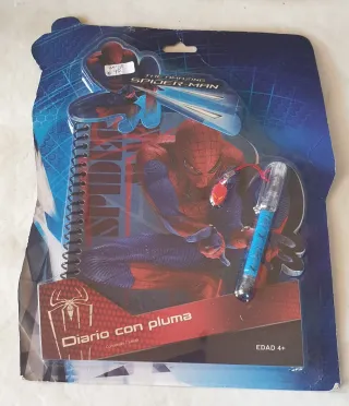 Libreta Spider-Man con bolígrafo