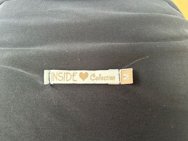 Vestido de fiesta negro brillante