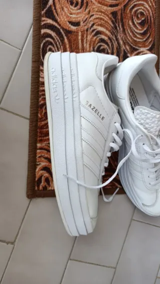 Scarpe da ginnastica adidas Gazelle donna bianche