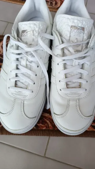 Scarpe da ginnastica adidas Gazelle donna bianche