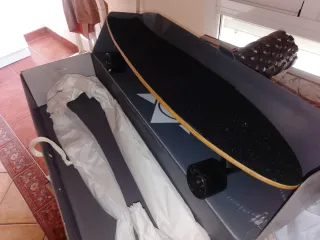 Skate Longboard Negro