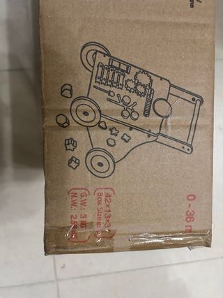 Andador Bebé Madera con Actividades