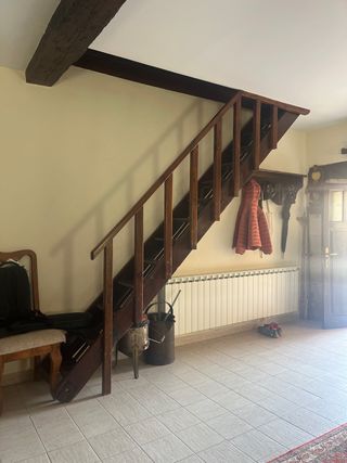 Escalera de barco, madera noble