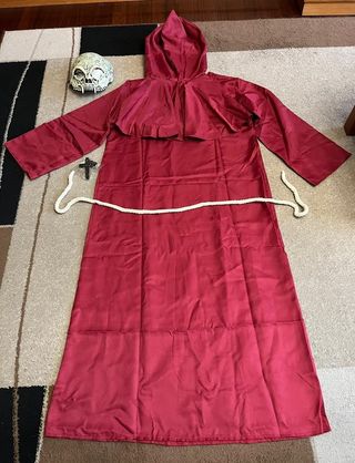 Disfraz Fraile Medieval con Máscara Talla Única