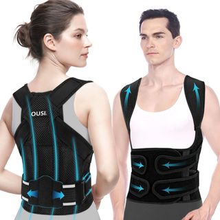 Corrector Postura Espalda Unisex Negro