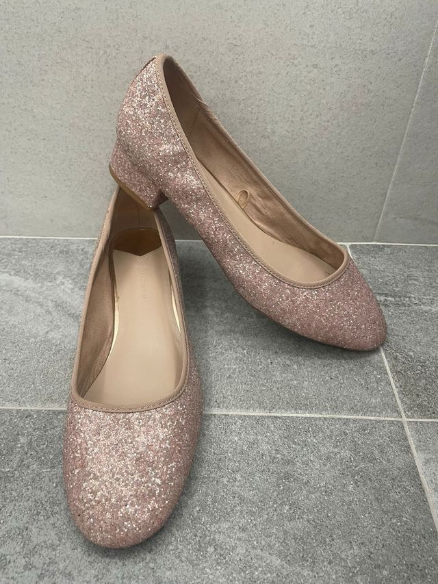 Zapatos con purpurina N° 40