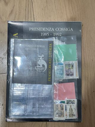 Raccolta francobolli Italia - Presidenza Cossiga