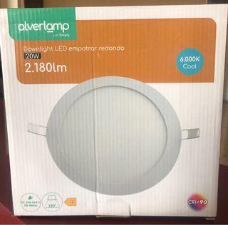 Luz LED Empotrable Redondo 20W 2180lm 6000K