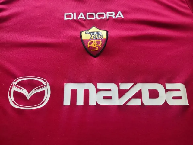 Camiseta AS Roma Diadora Mazda 2003-04