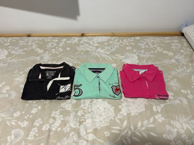 Lote 3 polos mujer Talla XS/S